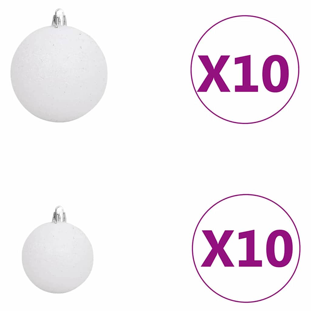 vidaXL Artificial Christmas Tree with 300 LEDs with Stand Green 180 cm - 45514