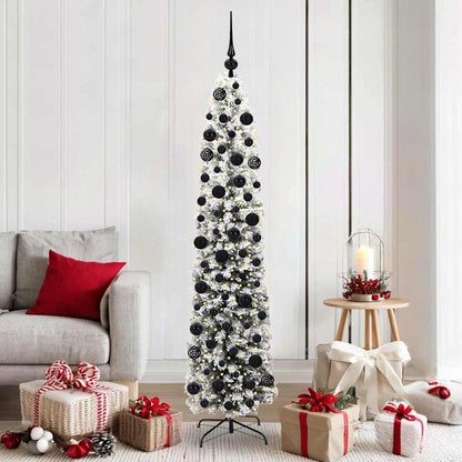 vidaXL Artificial Christmas Tree with 300 LEDs with Stand Green 180 cm - 45515