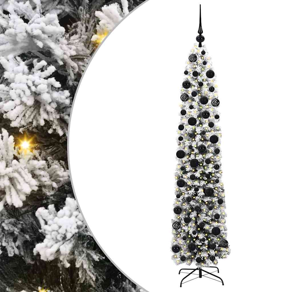 vidaXL Artificial Christmas Tree with 300 LEDs with Stand Green 180 cm - 45515