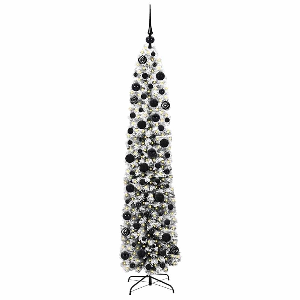 vidaXL Artificial Christmas Tree with 300 LEDs with Stand Green 180 cm - 45515
