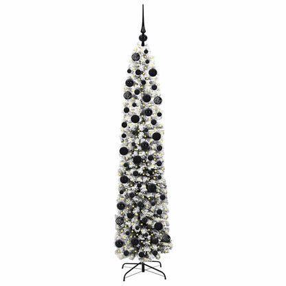 vidaXL Artificial Christmas Tree with 300 LEDs with Stand Green 180 cm - 45515
