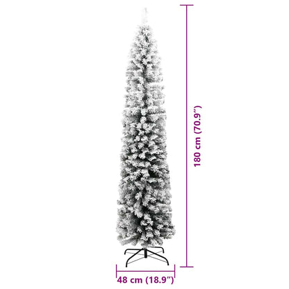 vidaXL Artificial Christmas Tree with 300 LEDs with Stand Green 180 cm - 45515