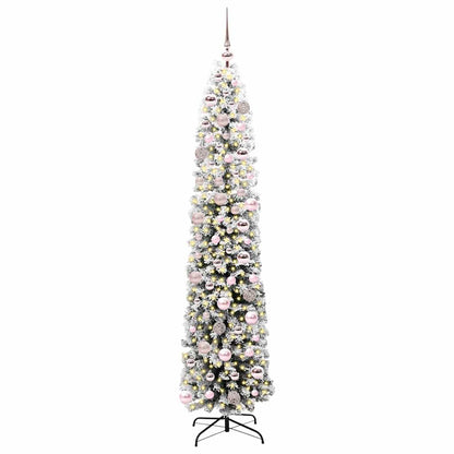 vidaXL Artificial Christmas Tree with 300 LEDs with Stand Green 180 cm - 45526