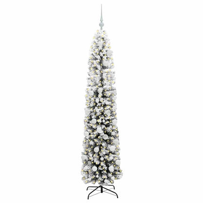 vidaXL Artificial Christmas Tree with 300 LEDs with Stand Green 180 cm - 45533