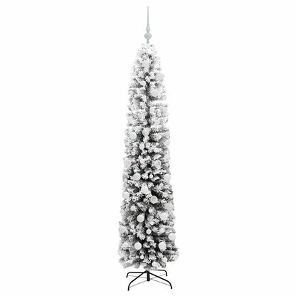 vidaXL Artificial Christmas Tree with 300 LEDs with Stand Green 180 cm - 45533