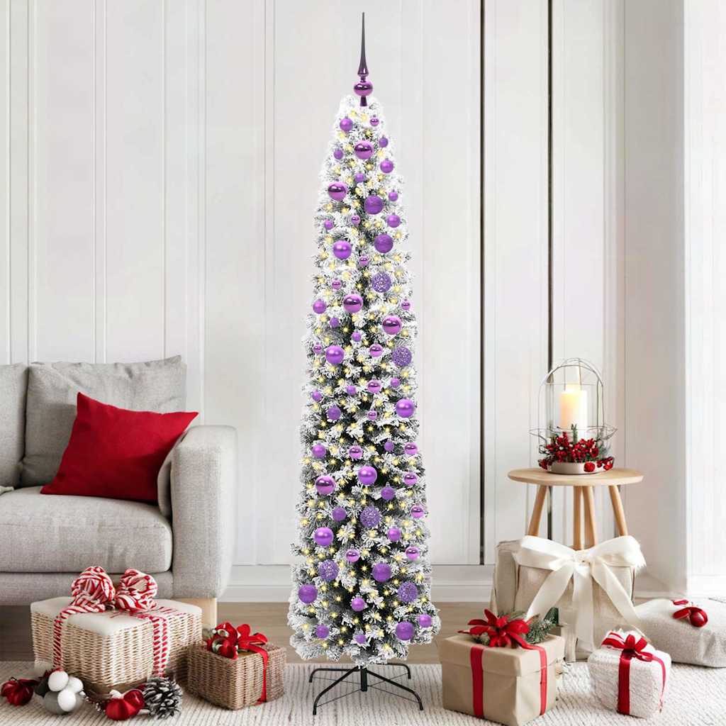 vidaXL Artificial Christmas Tree with 300 LEDs with Stand Green 180 cm - 45542