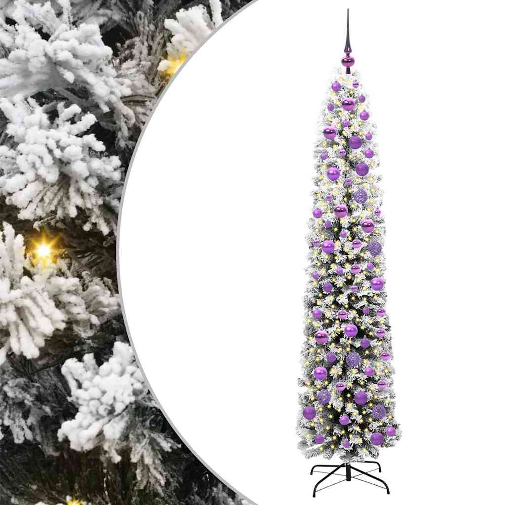 vidaXL Artificial Christmas Tree with 300 LEDs with Stand Green 180 cm - 45542
