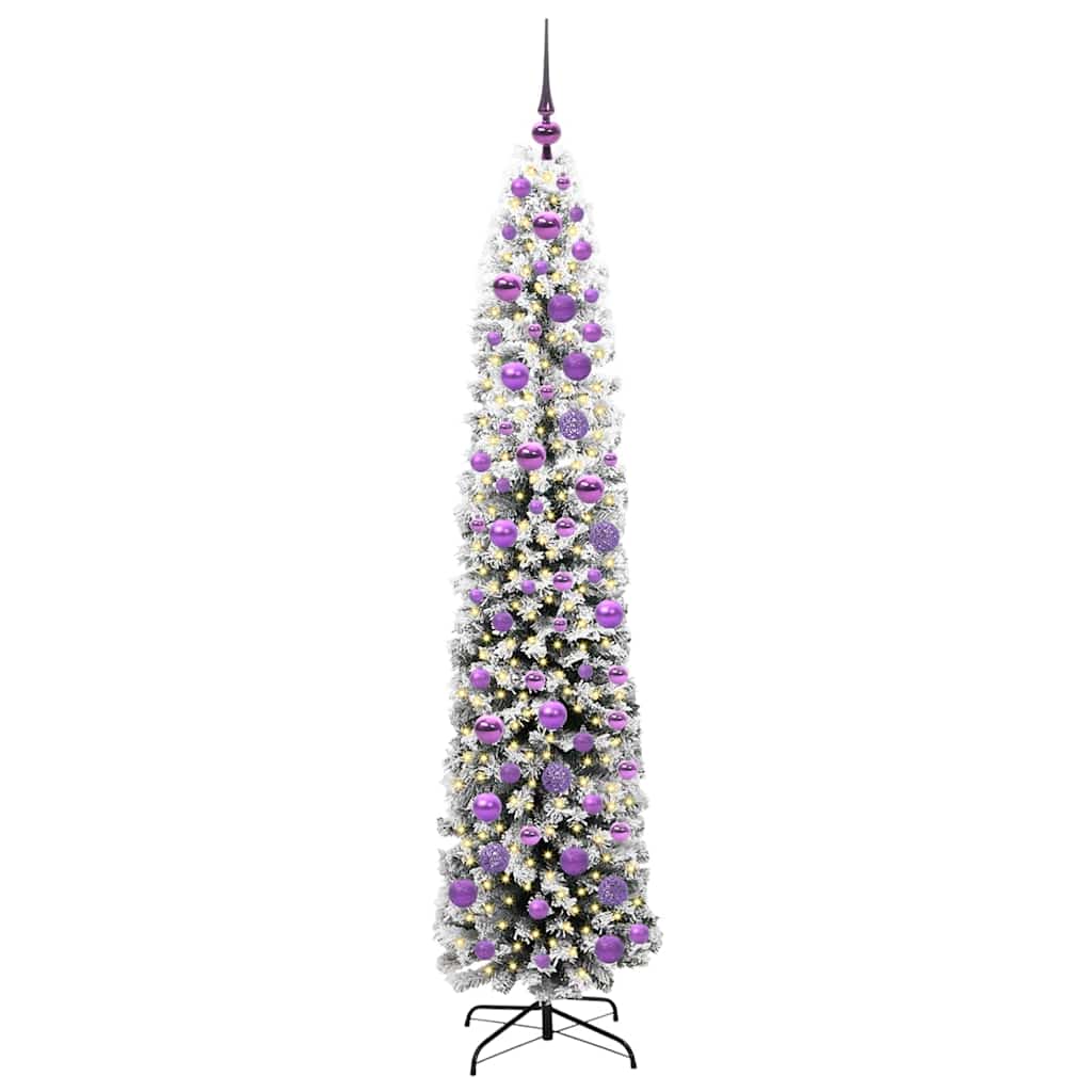 vidaXL Artificial Christmas Tree with 300 LEDs with Stand Green 180 cm - 45542