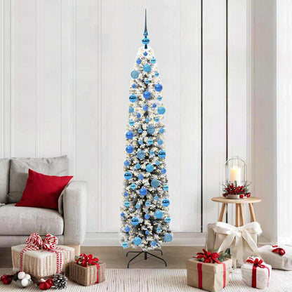 vidaXL Artificial Christmas Tree with 300 LEDs with Stand Green 180 cm - 45543