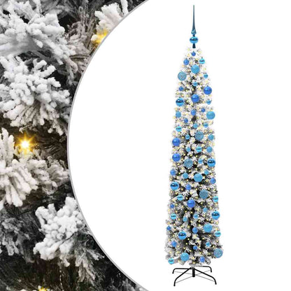 vidaXL Artificial Christmas Tree with 300 LEDs with Stand Green 180 cm - 45543