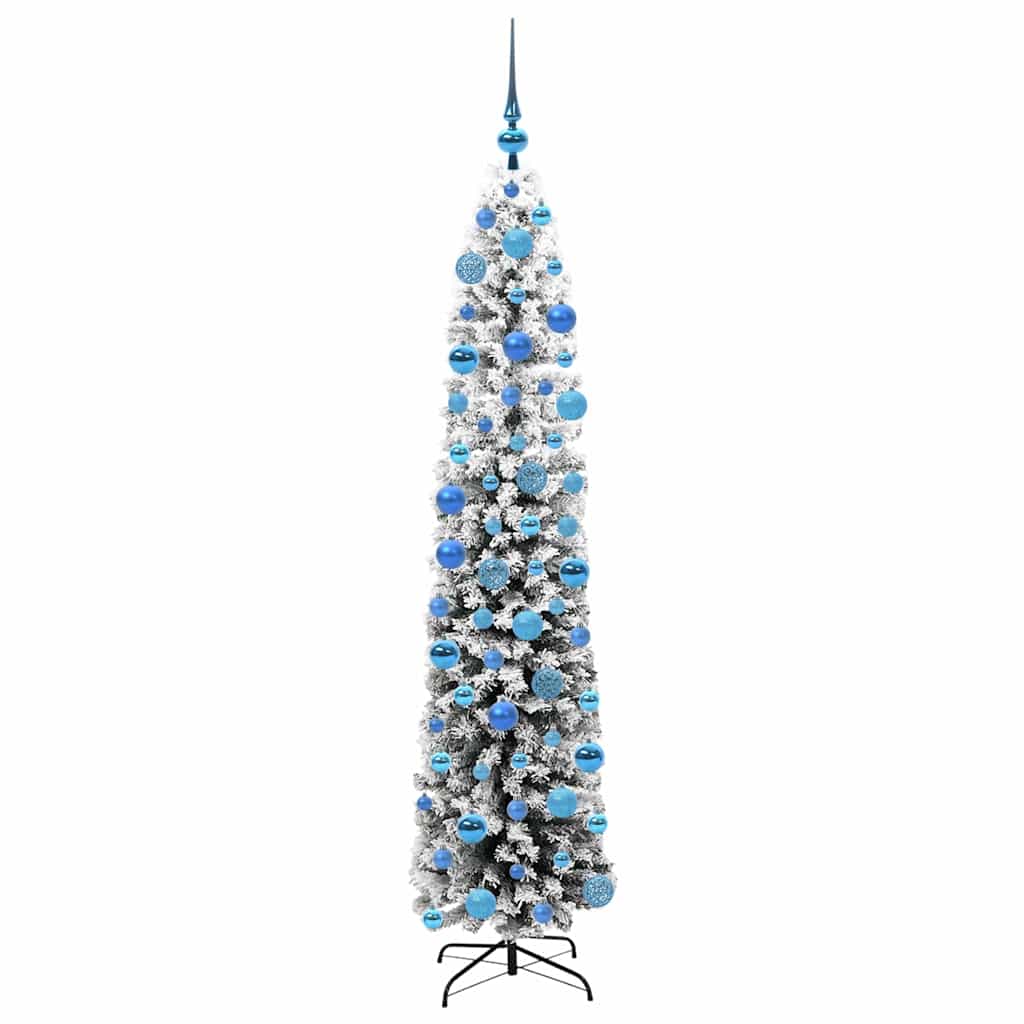 vidaXL Artificial Christmas Tree with 300 LEDs with Stand Green 180 cm - 45543