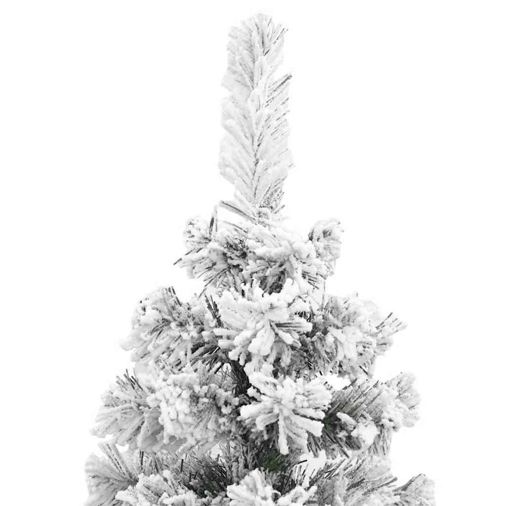 vidaXL Artificial Christmas Tree with 300 LEDs with Stand Green 210 cm - 45556
