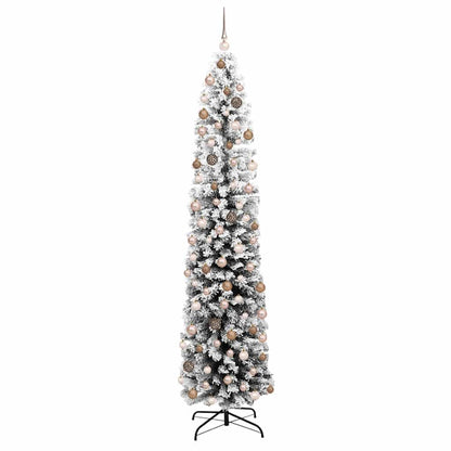 vidaXL Artificial Christmas Tree with 300 LEDs with Stand Green 210 cm - 45556