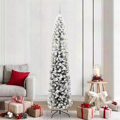 vidaXL Artificial Christmas Tree with 300 LEDs with Stand Green 210 cm - 45567