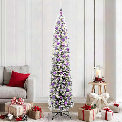 vidaXL Artificial Christmas Tree with 300 LEDs with Stand Green 210 cm - 45569
