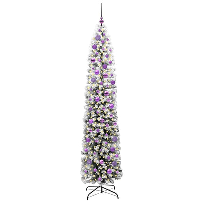 vidaXL Artificial Christmas Tree with 300 LEDs with Stand Green 210 cm - 45569