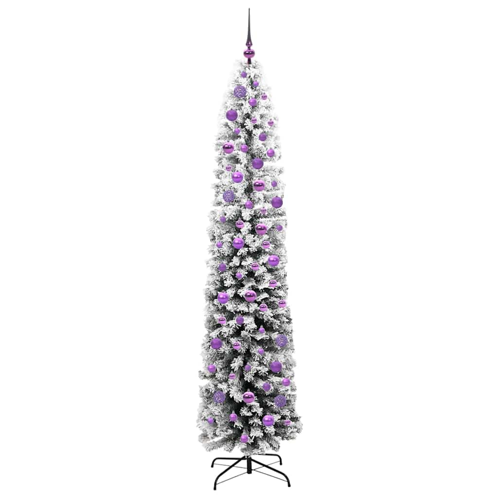 vidaXL Artificial Christmas Tree with 300 LEDs with Stand Green 210 cm - 45569