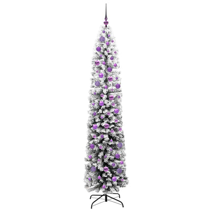 vidaXL Artificial Christmas Tree with 300 LEDs with Stand Green 210 cm - 45569