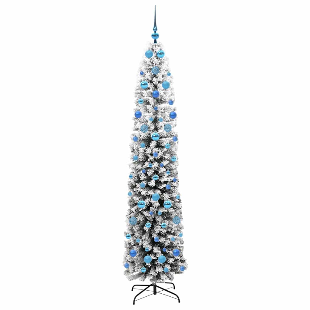 vidaXL Artificial Christmas Tree with 300 LEDs with Stand Green 210 cm - 45580