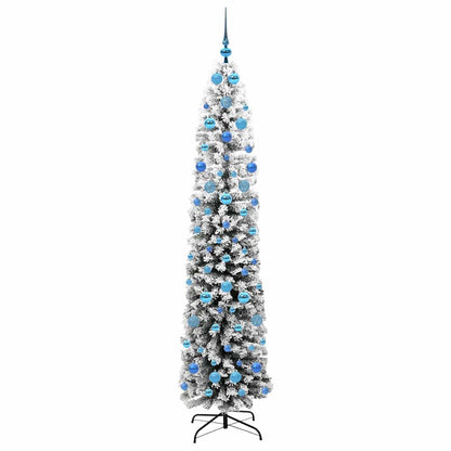 vidaXL Artificial Christmas Tree with 300 LEDs with Stand Green 210 cm - 45580