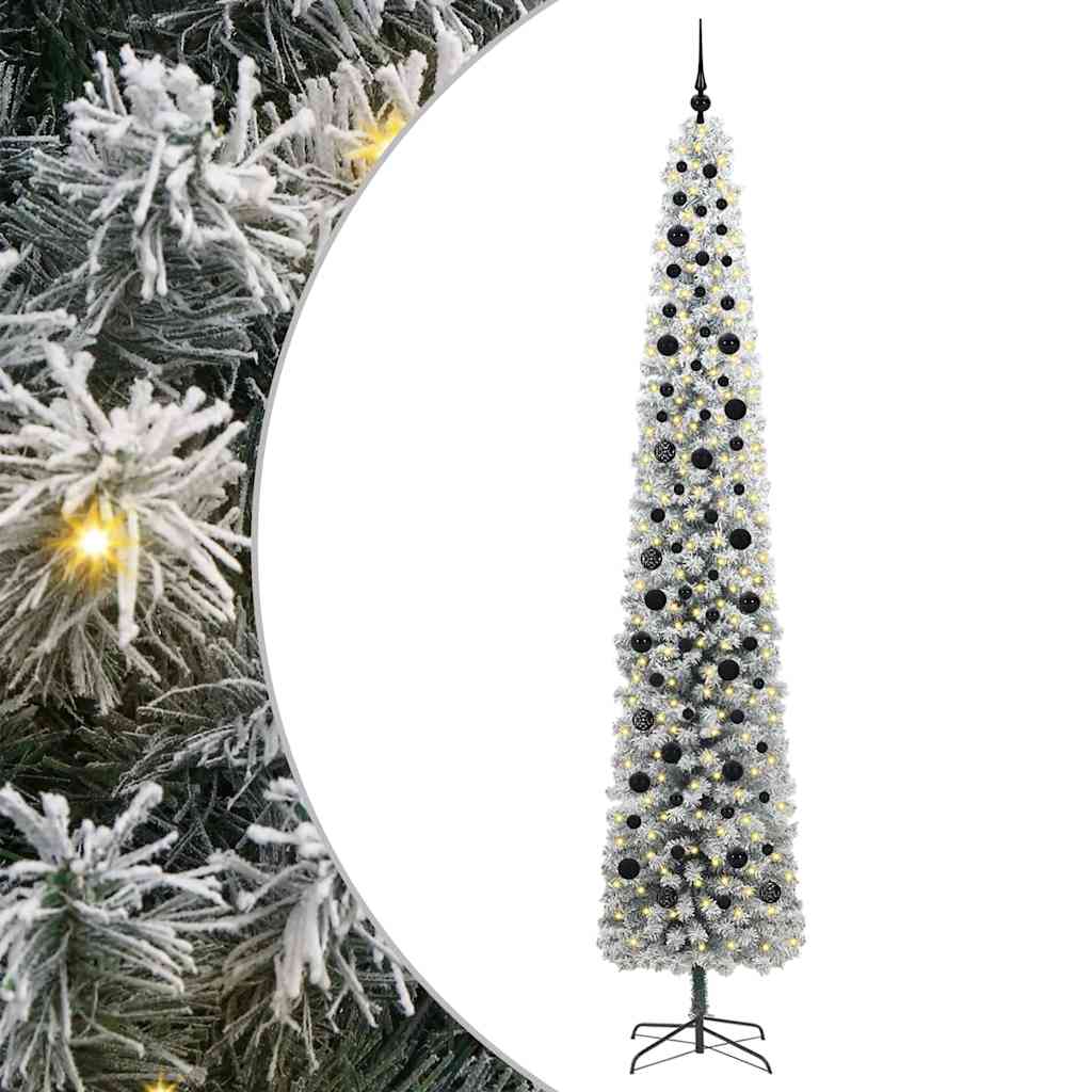 vidaXL Artificial Christmas Tree with 300 LEDs with Stand Green 270 cm - 45582