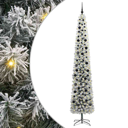 vidaXL Artificial Christmas Tree with 300 LEDs with Stand Green 270 cm - 45582