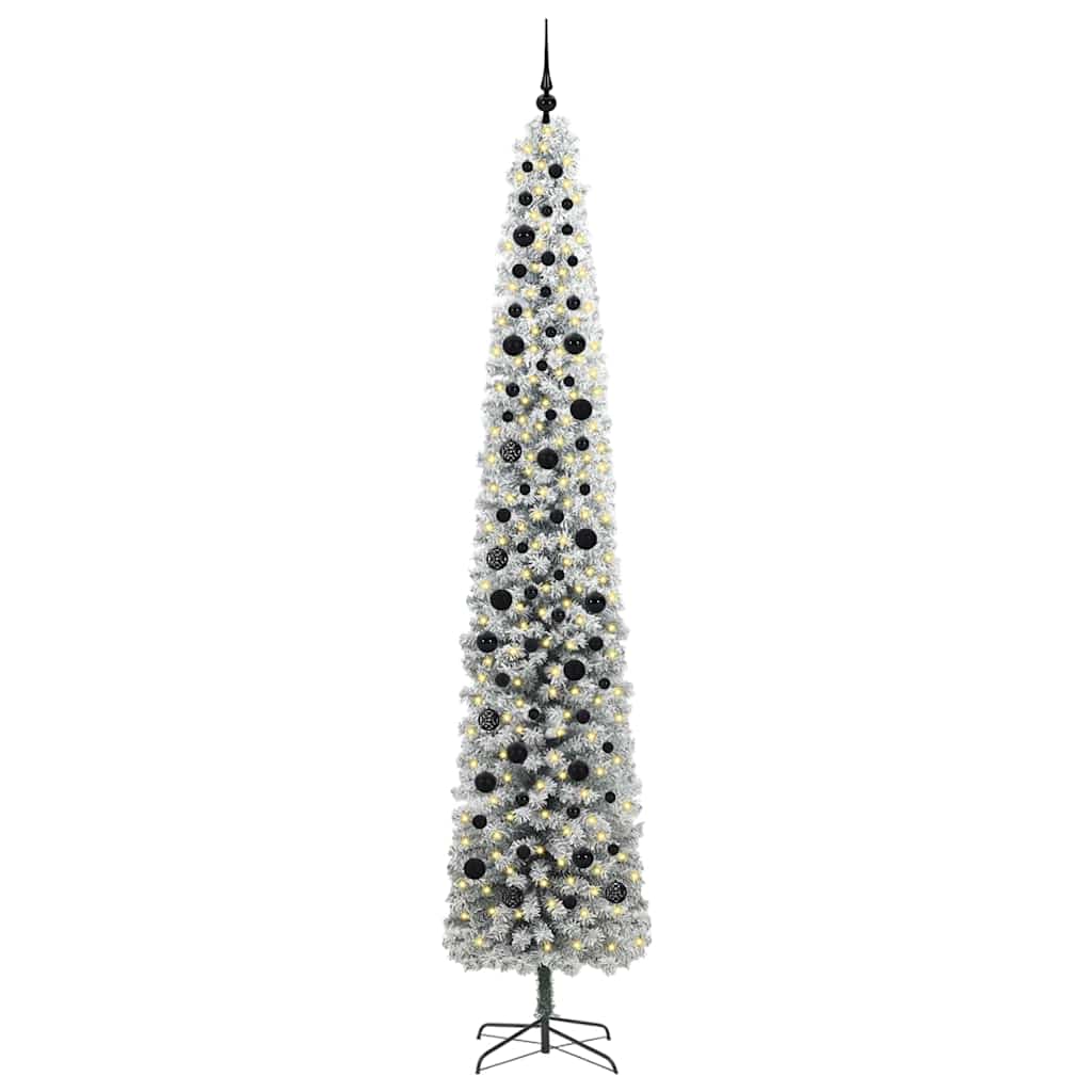 vidaXL Artificial Christmas Tree with 300 LEDs with Stand Green 270 cm - 45582