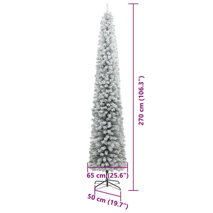 vidaXL Artificial Christmas Tree with 300 LEDs with Stand Green 270 cm - 45582