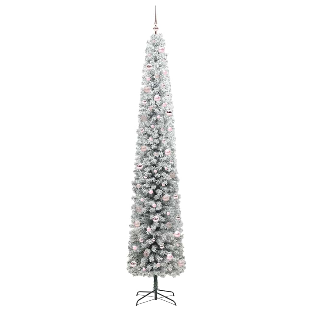 vidaXL Artificial Christmas Tree with 300 LEDs with Stand Green 270 cm - 45583