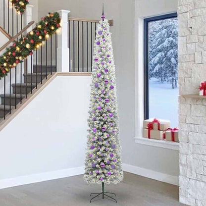 vidaXL Artificial Christmas Tree with 300 LEDs with Stand Green 270 cm - 45595