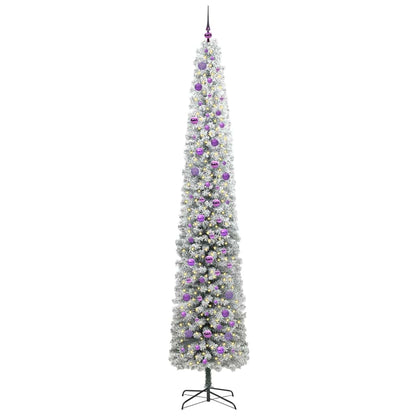 vidaXL Artificial Christmas Tree with 300 LEDs with Stand Green 270 cm - 45595