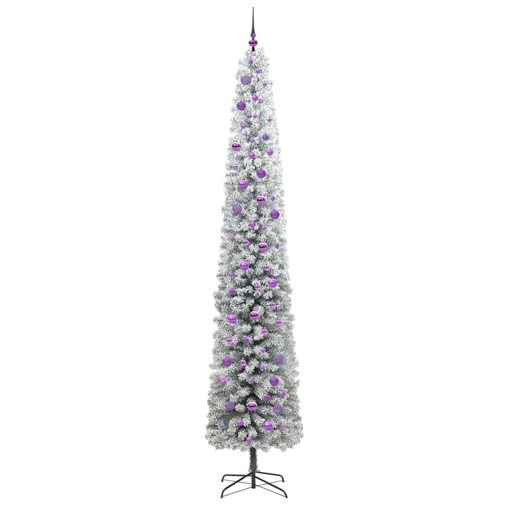 vidaXL Artificial Christmas Tree with 300 LEDs with Stand Green 270 cm - 45595