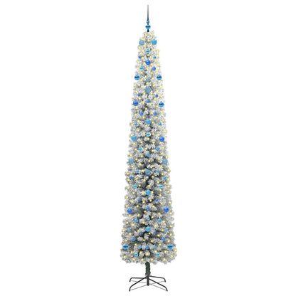 vidaXL Artificial Christmas Tree with 300 LEDs with Stand Green 270 cm - 45597