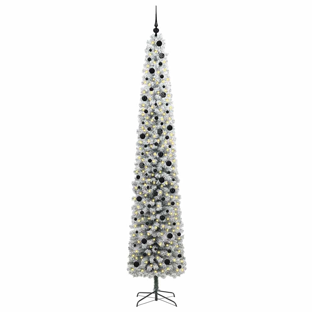 vidaXL Artificial Christmas Tree with 300 LEDs with Stand Green 300 cm - 45604