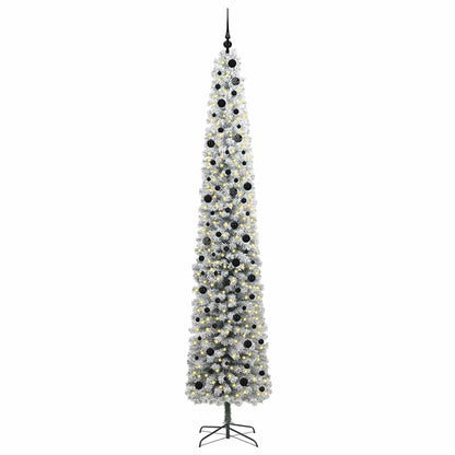 vidaXL Artificial Christmas Tree with 300 LEDs with Stand Green 300 cm - 45604