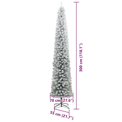 vidaXL Artificial Christmas Tree with 300 LEDs with Stand Green 300 cm - 45604