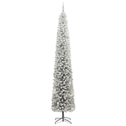 vidaXL Artificial Christmas Tree with 300 LEDs with Stand Green 300 cm - 45607