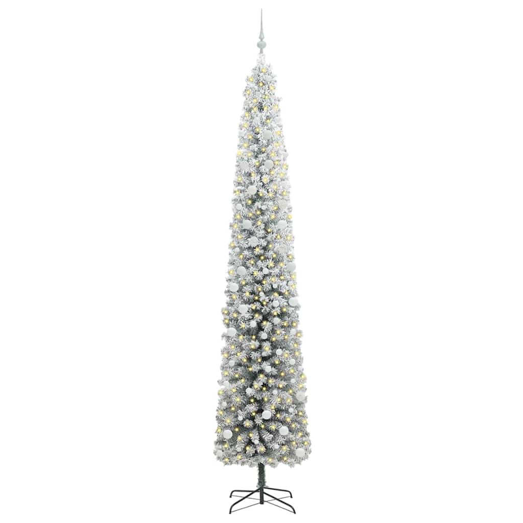 vidaXL Artificial Christmas Tree with 300 LEDs with Stand Green 300 cm - 45610