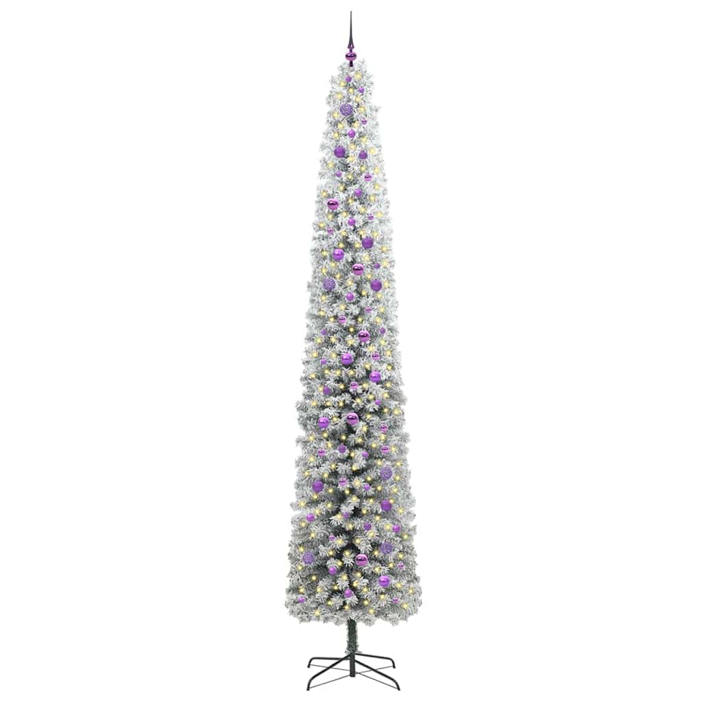 vidaXL Artificial Christmas Tree with 300 LEDs with Stand Green 300 cm - 45623