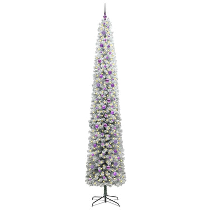 vidaXL Artificial Christmas Tree with 300 LEDs with Stand Green 300 cm - 45623