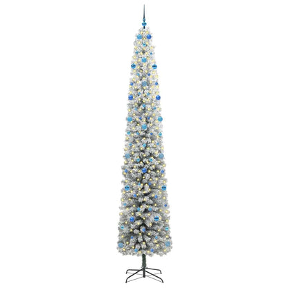 vidaXL Artificial Christmas Tree with 300 LEDs with Stand Green 300 cm - 45632