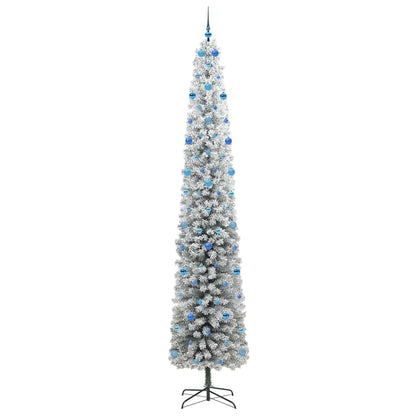 vidaXL Artificial Christmas Tree with 300 LEDs with Stand Green 300 cm - 45632