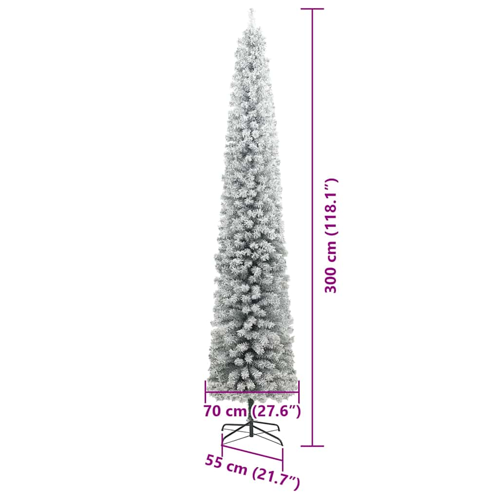 vidaXL Artificial Christmas Tree with 300 LEDs with Stand Green 300 cm - 45632