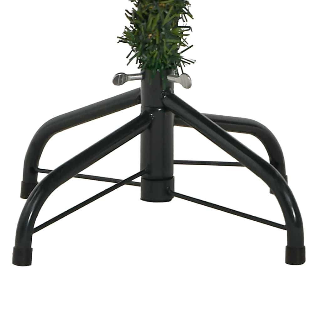 vidaXL Artificial Hinged Christmas Tree with Cones Green 150 cm - 45696