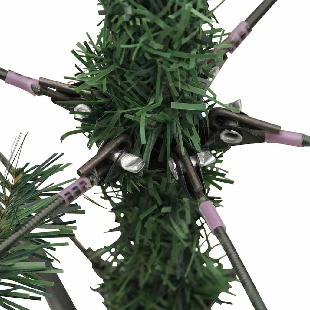 vidaXL Artificial Hinged Christmas Tree with Cones Green 240 cm - 45794