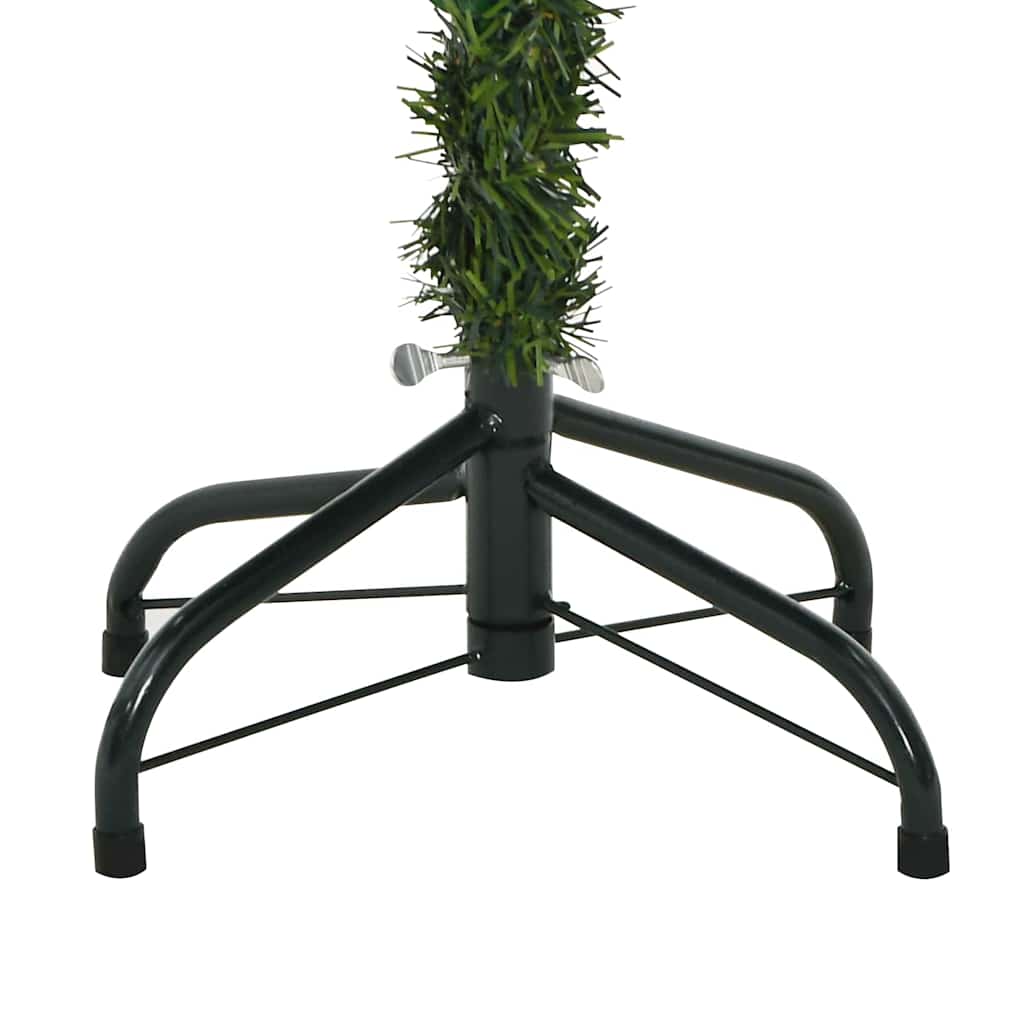 vidaXL Artificial Christmas Tree 150 LEDs Warm White PVC and Metal - Green - 150 cm - 45821