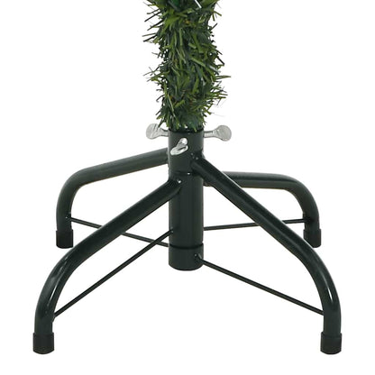 vidaXL Artificial Christmas Tree Green and white 150 cm - 45976