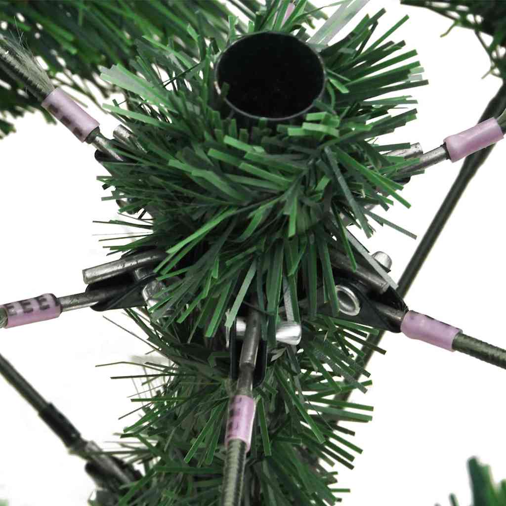 vidaXL Artificial Christmas Tree Green and white 150 cm - 45985