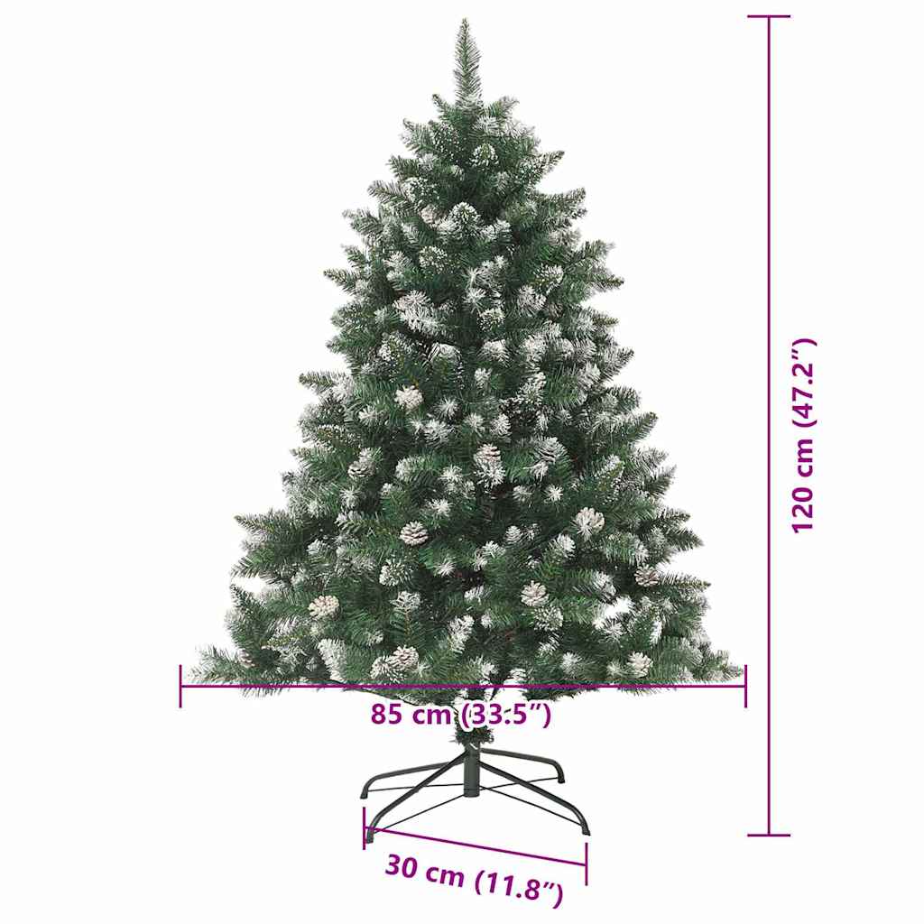 vidaXL Artificial Christmas Tree Green 120 cm - 46091