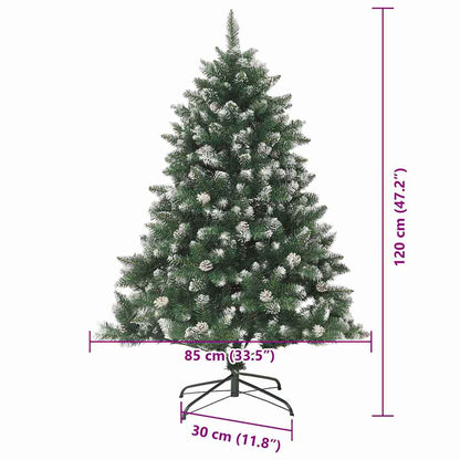 vidaXL Artificial Christmas Tree Green 120 cm - 46100